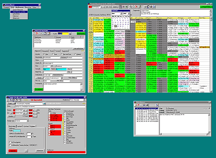 Screenshot vom Programm: Terminplanung fr Arztpraxen